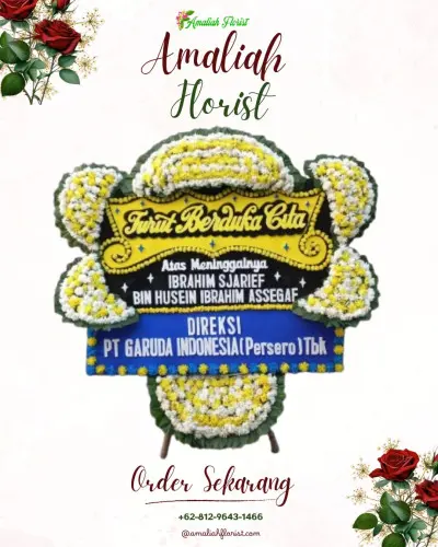 Papan Bunga Duka di Aston Pasteur