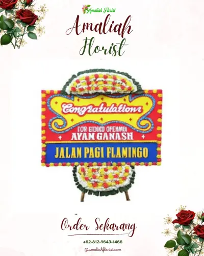 Bunga Papan Congratulation di Aston Pasteur